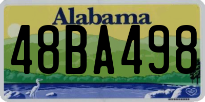 AL license plate 48BA498