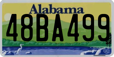 AL license plate 48BA499