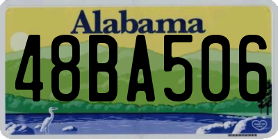 AL license plate 48BA506