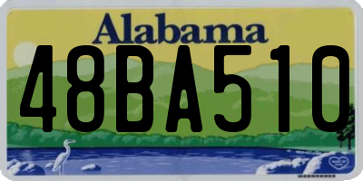 AL license plate 48BA510
