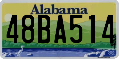 AL license plate 48BA514