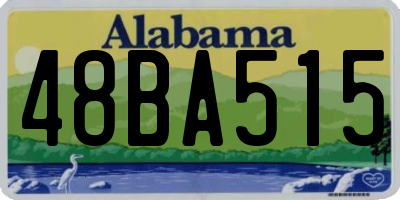 AL license plate 48BA515