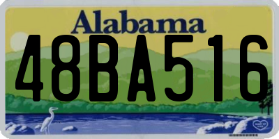 AL license plate 48BA516