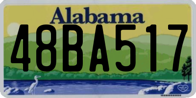 AL license plate 48BA517