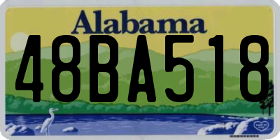 AL license plate 48BA518
