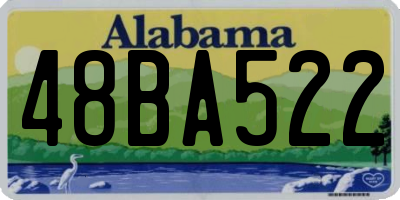AL license plate 48BA522
