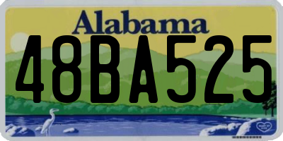 AL license plate 48BA525