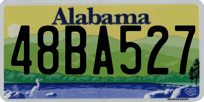 AL license plate 48BA527