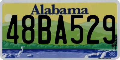 AL license plate 48BA529