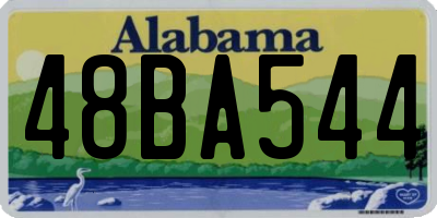 AL license plate 48BA544