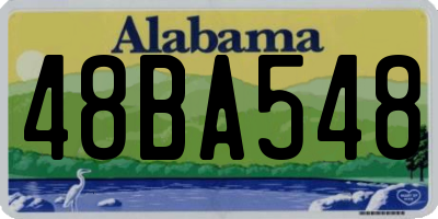 AL license plate 48BA548