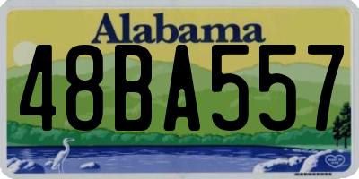 AL license plate 48BA557