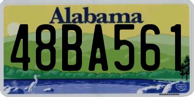 AL license plate 48BA561