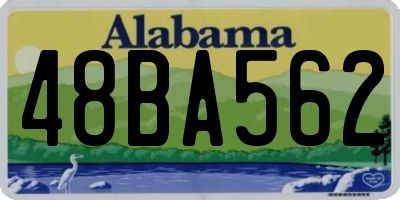 AL license plate 48BA562