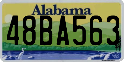 AL license plate 48BA563