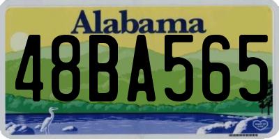 AL license plate 48BA565