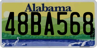 AL license plate 48BA568