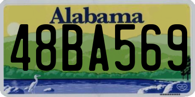 AL license plate 48BA569