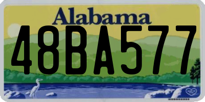 AL license plate 48BA577