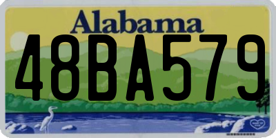 AL license plate 48BA579