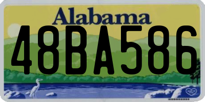 AL license plate 48BA586