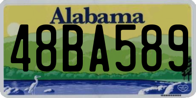 AL license plate 48BA589
