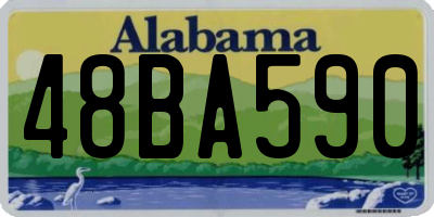 AL license plate 48BA590