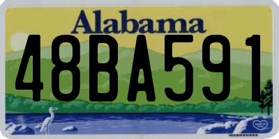 AL license plate 48BA591