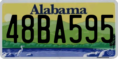 AL license plate 48BA595
