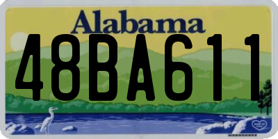 AL license plate 48BA611
