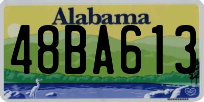 AL license plate 48BA613