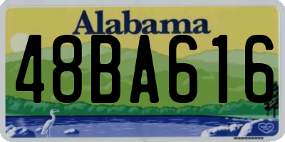 AL license plate 48BA616