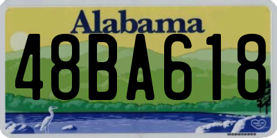 AL license plate 48BA618