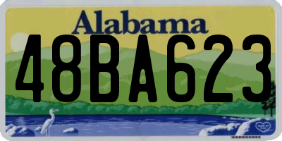 AL license plate 48BA623