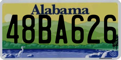AL license plate 48BA626