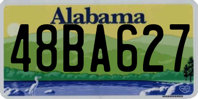 AL license plate 48BA627