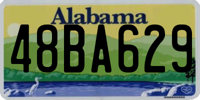 AL license plate 48BA629