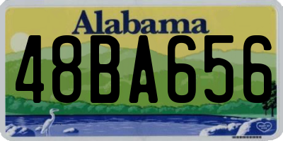 AL license plate 48BA656