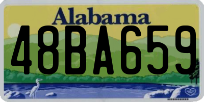 AL license plate 48BA659
