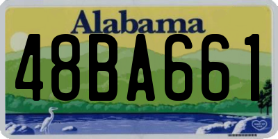 AL license plate 48BA661
