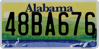 AL license plate 48BA676