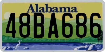 AL license plate 48BA686