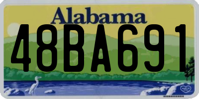 AL license plate 48BA691