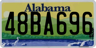 AL license plate 48BA696
