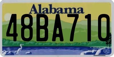 AL license plate 48BA710
