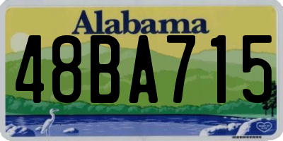 AL license plate 48BA715