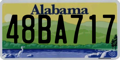 AL license plate 48BA717