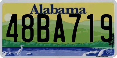 AL license plate 48BA719
