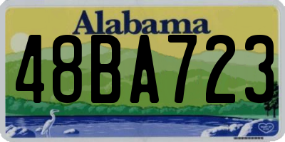 AL license plate 48BA723