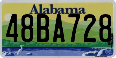 AL license plate 48BA728